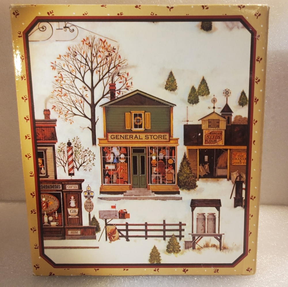 🚫SOLD🚫Vintage Avon McConnell's Corners General Store Covered Ceramic Box NEW